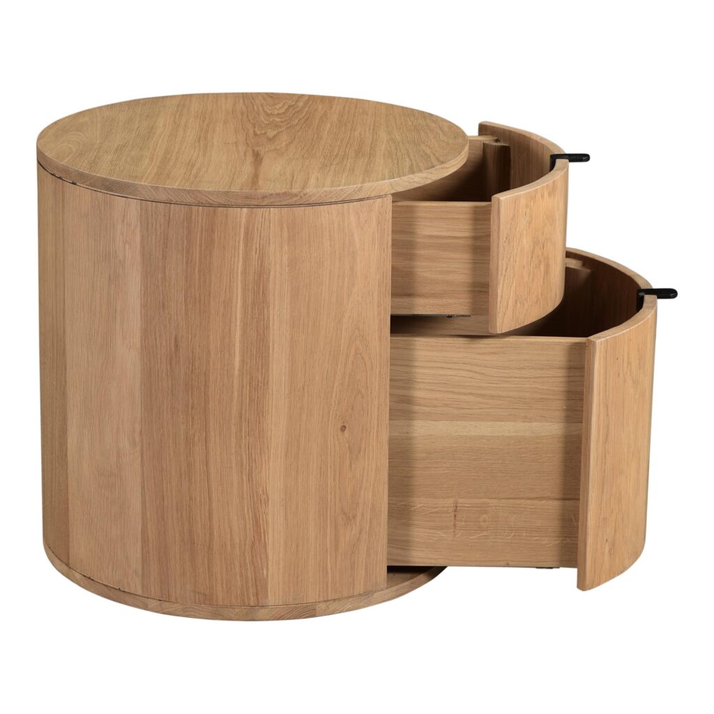 Theo Two Drawer Nightstand - Image 6