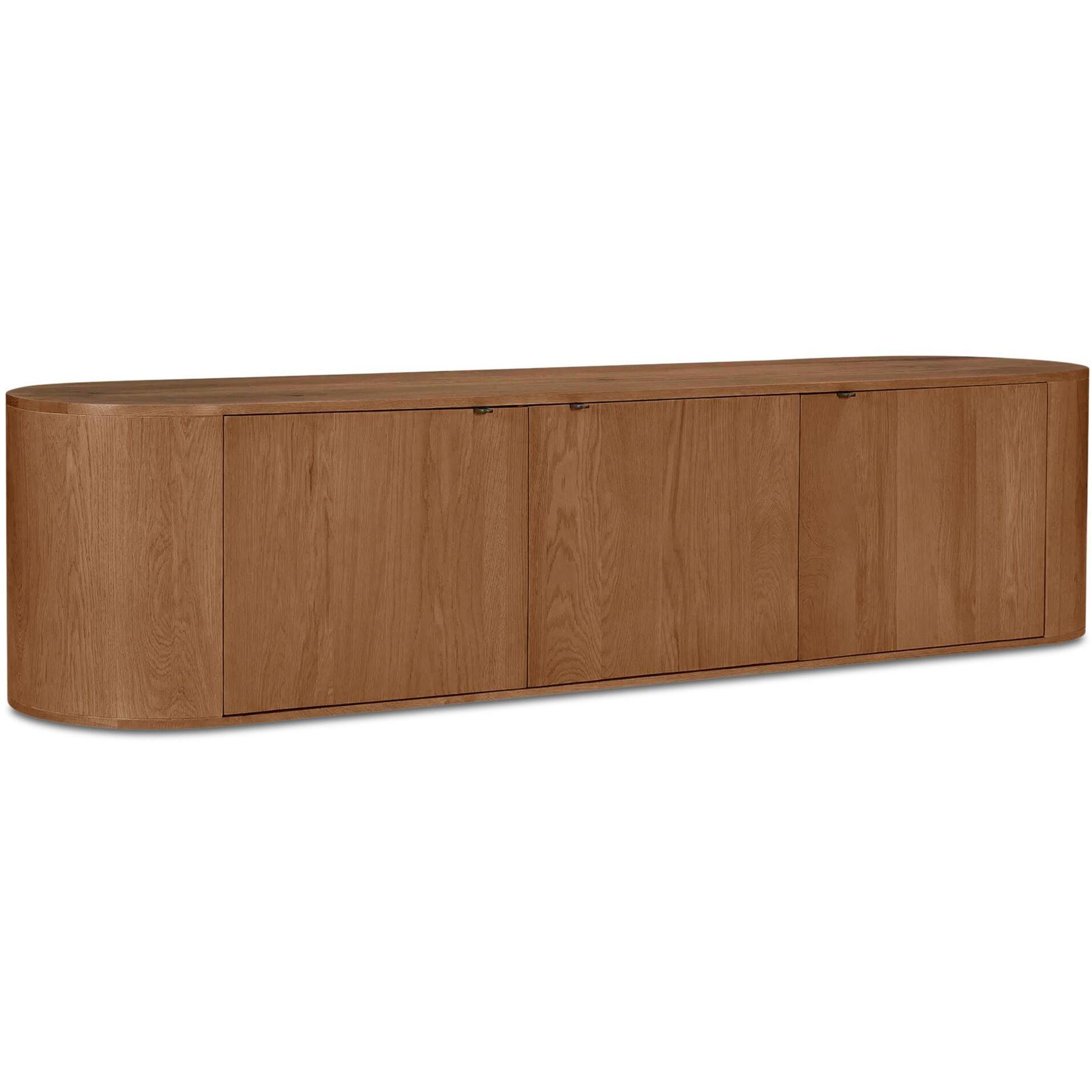 Theo Media Bench Brown 3 Theo Media Bench Brown - Image 3