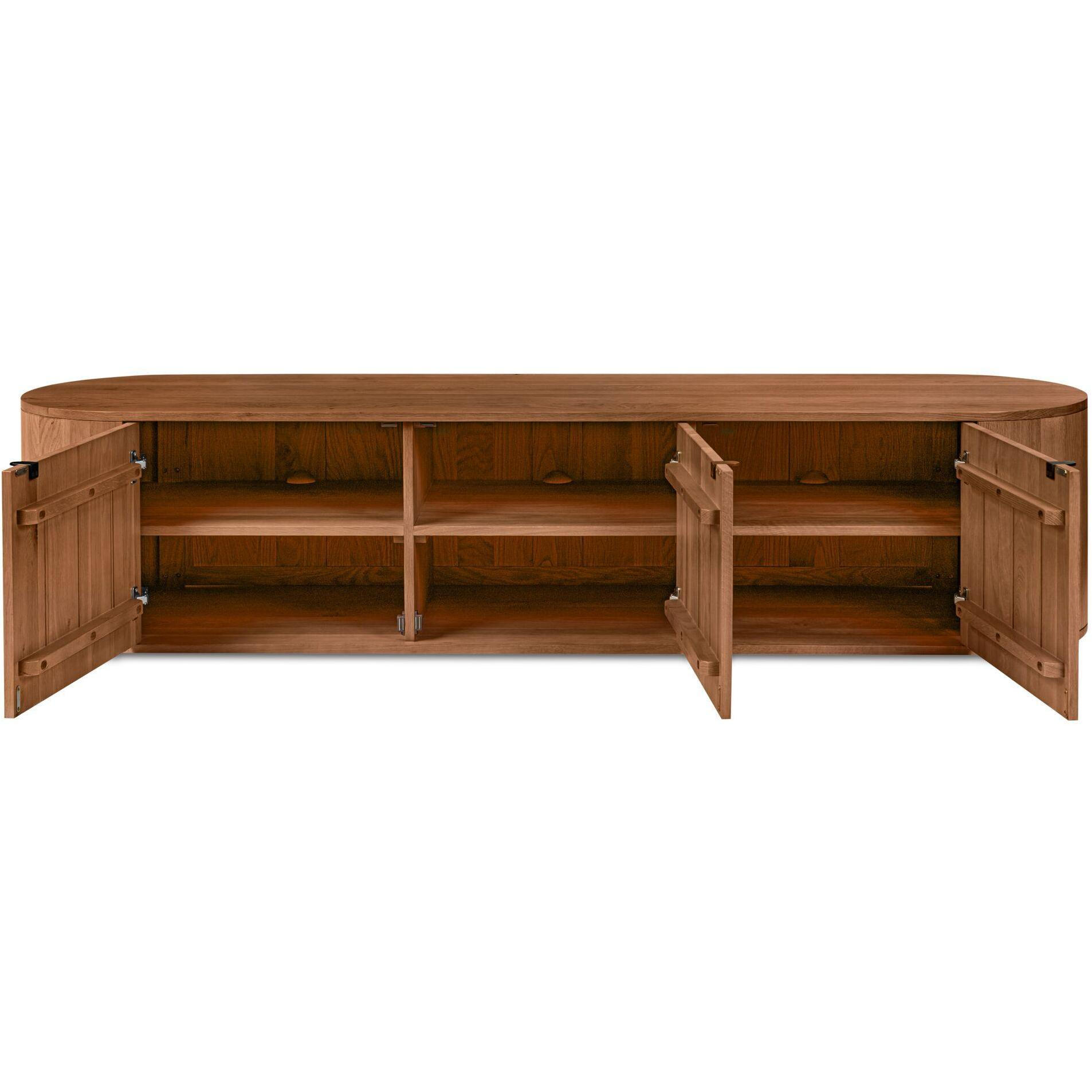 Theo Media Bench Brown 2 Theo Media Bench Brown - Image 2