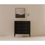 Eleanor 5 Drawer Chest Black RP-1060-02 RP 1060 02 30