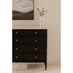 Eleanor 5 Drawer Chest Black RP-1060-02 RP 1060 02 32