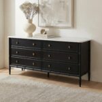 Eleanor 6 Drawer Dresser Black RP-1061-02 RP 1061 02 00