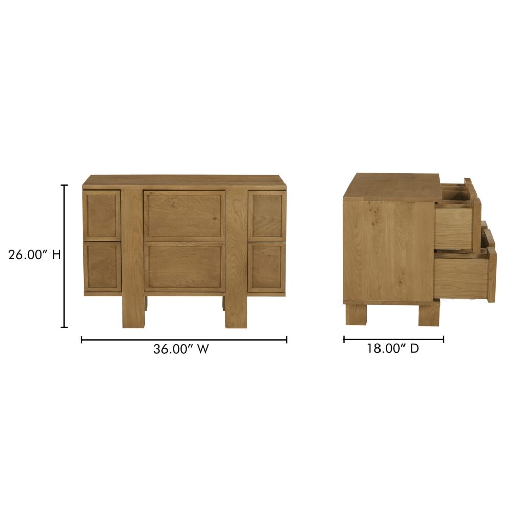 Henley Nightstand Brown - Image 11