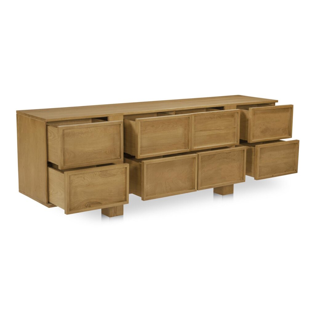 Henley 8 Drawer Dresser Brown - Image 2