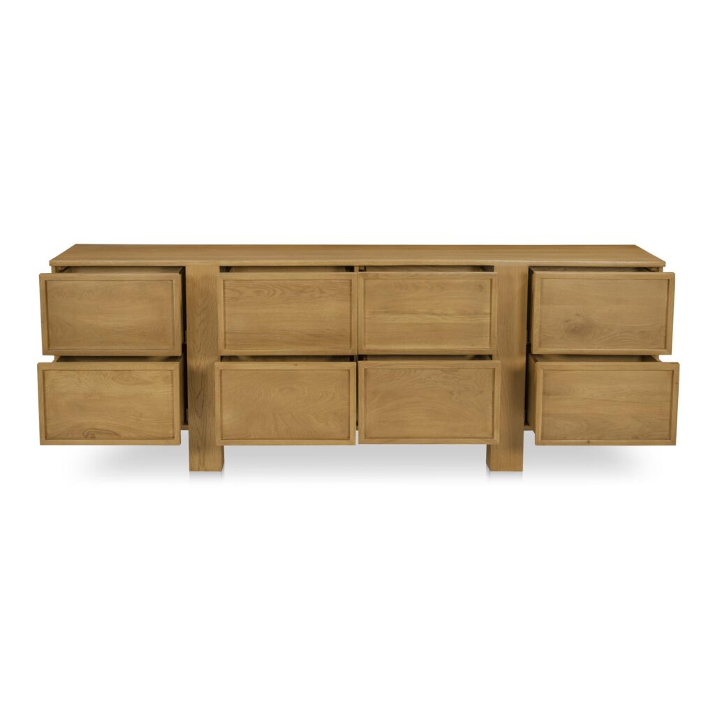 Henley 8 Drawer Dresser Brown - Image 3