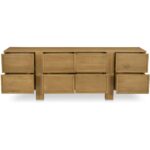 Henley 8 Drawer Dresser Brown RP-1065-03 RP 1065 03 Henley front open shadsilo