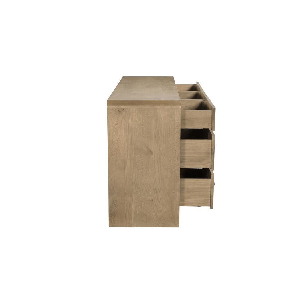 Riley 7 Drawer Dresser Oak - Image 3