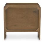 Riley Nightstand Oak RP-1067-03 RP 1067 03 Riley back shadsilo