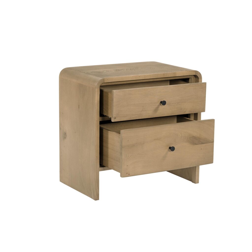 Riley Nightstand Oak - Image 2