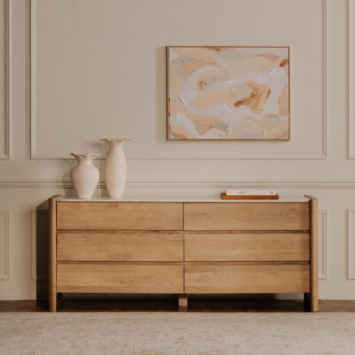 Lane 6 Drawer Dresser Natural RP-1069-24 RP 1069 24 00