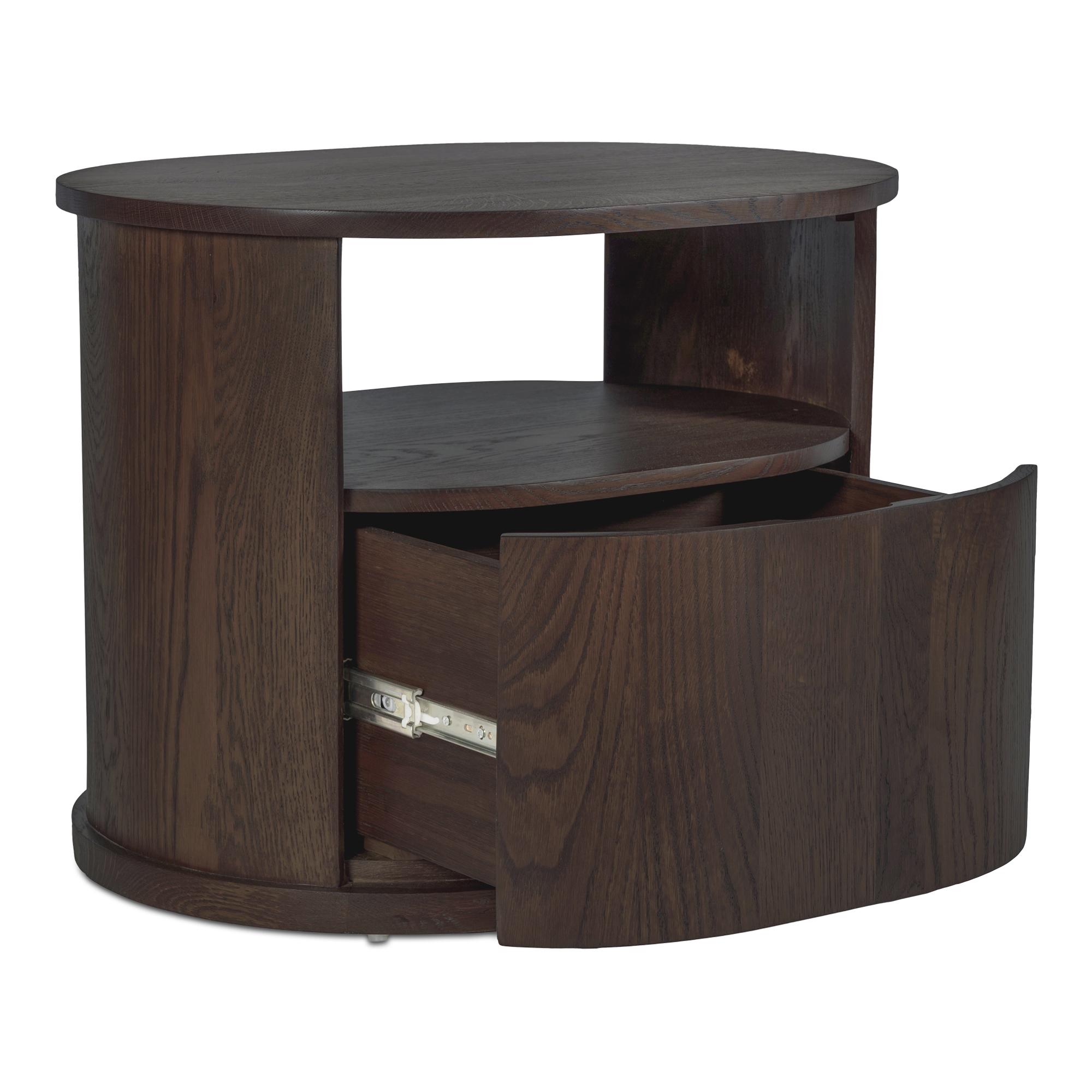 Tommy Nightstand Dark Brown 2 Tommy Nightstand Dark Brown - Image 2