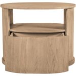 Tommy Nightstand Natural RP-1072-24 RP 1072 24 Tommy front open shadsilo