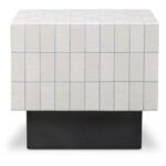 Farren Outdoor Side Table Cream 8 Farren Outdoor Side Table Cream SC-1007-05 SC 1007 05 Farren side right shadsilo