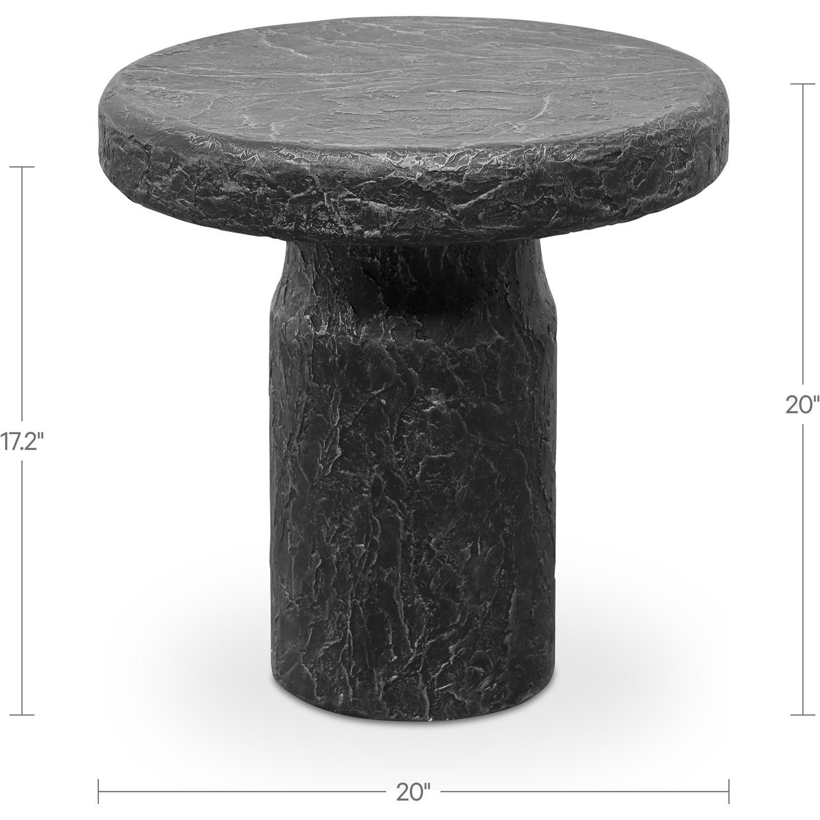 Nia Outdoor Side Table Charcoal 3 Nia Outdoor Side Table Charcoal - Image 3