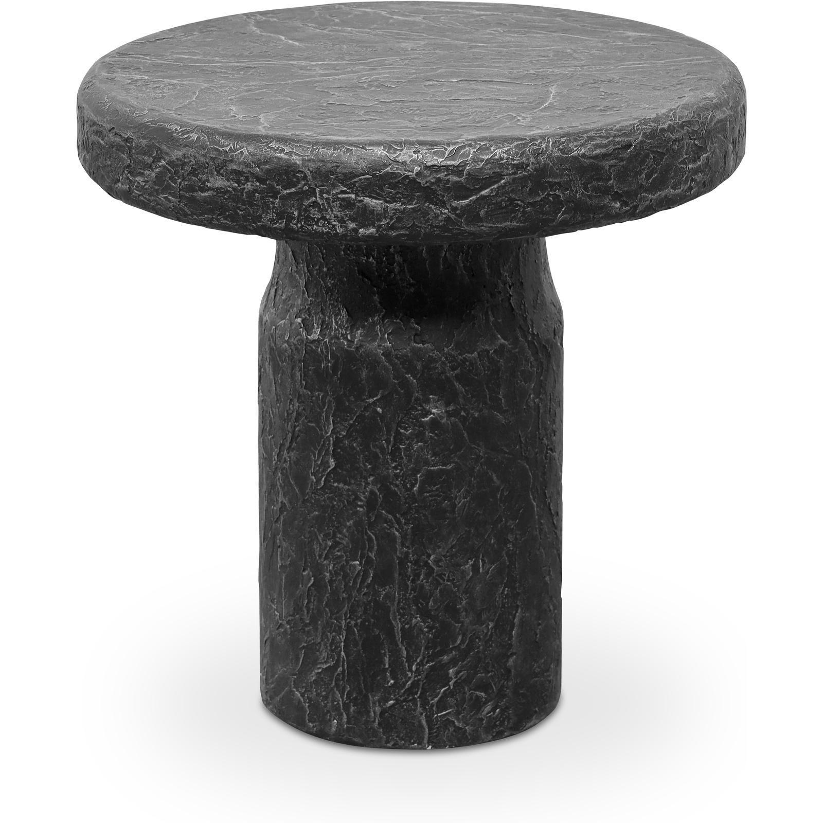 Nia Outdoor Side Table Charcoal 1 Nia Outdoor Side Table Charcoal