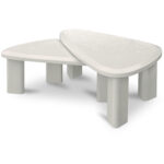 Sophie Outdoor Nesting Table Set Cream Lacquer 15 Sophie Outdoor Nesting Table Set Cream Lacquer - Image 6