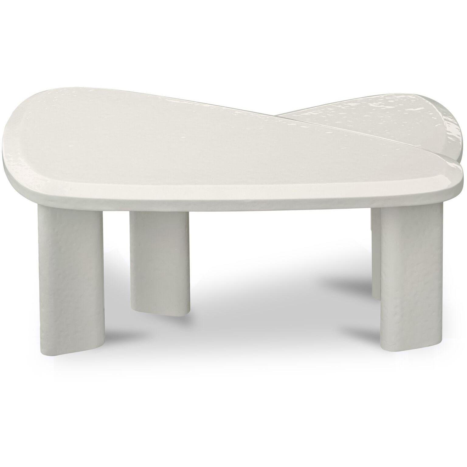 Sophie Outdoor Nesting Table Set Cream Lacquer 5 Sophie Outdoor Nesting Table Set Cream Lacquer - Image 5