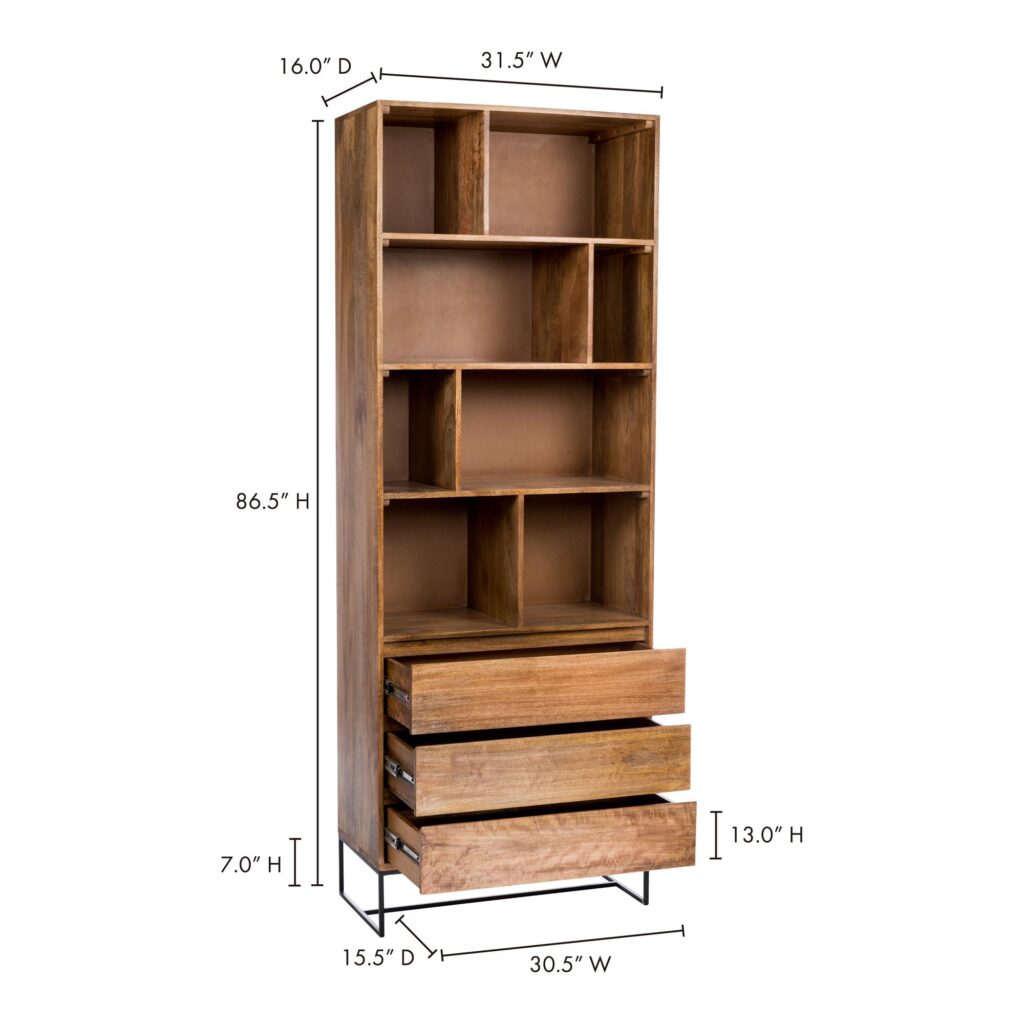 Colvin Shelf W/Drawers - Image 5