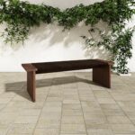 Merritt Outdoor Bench Dark Brown TA-1000-03 TA 1000 03 10