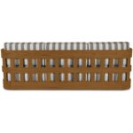 Adelaide Outdoor Sofa Brown Stripe TA-1001-21 TA 1001 21 Adelaide back shadsilo