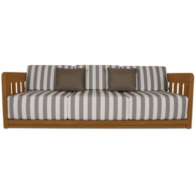 Adelaide Outdoor Sofa Brown Stripe
