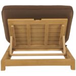 Enzo Outdoor Adjustable Lounge Chair Brown TA-1002-03 TA 1002 03 Enzo back shadsilo