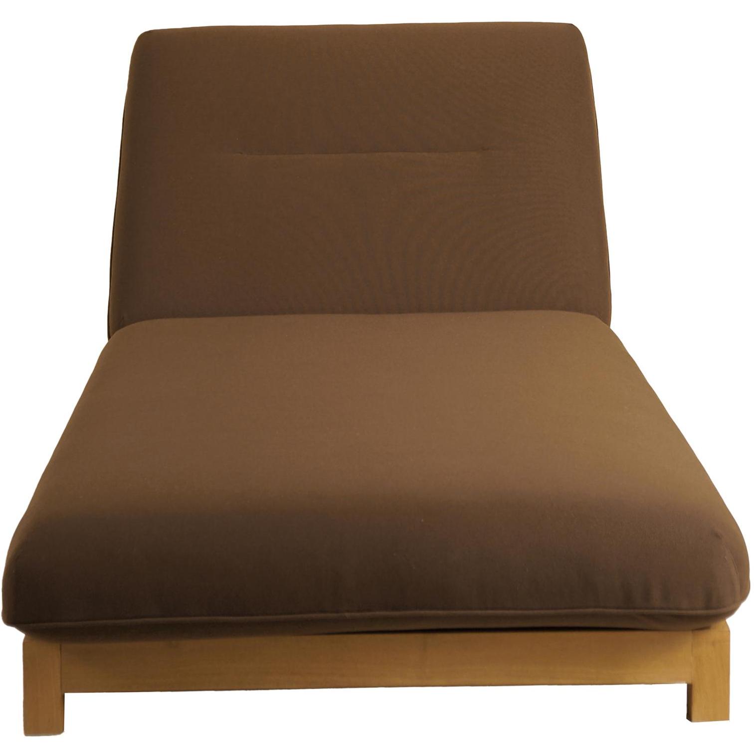 Enzo Outdoor Adjustable Lounge Chair Brown