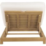 Enzo Outdoor Adjustable Lounge Chair White TA-1002-18 TA 1002 18 Enzo back shadsilo