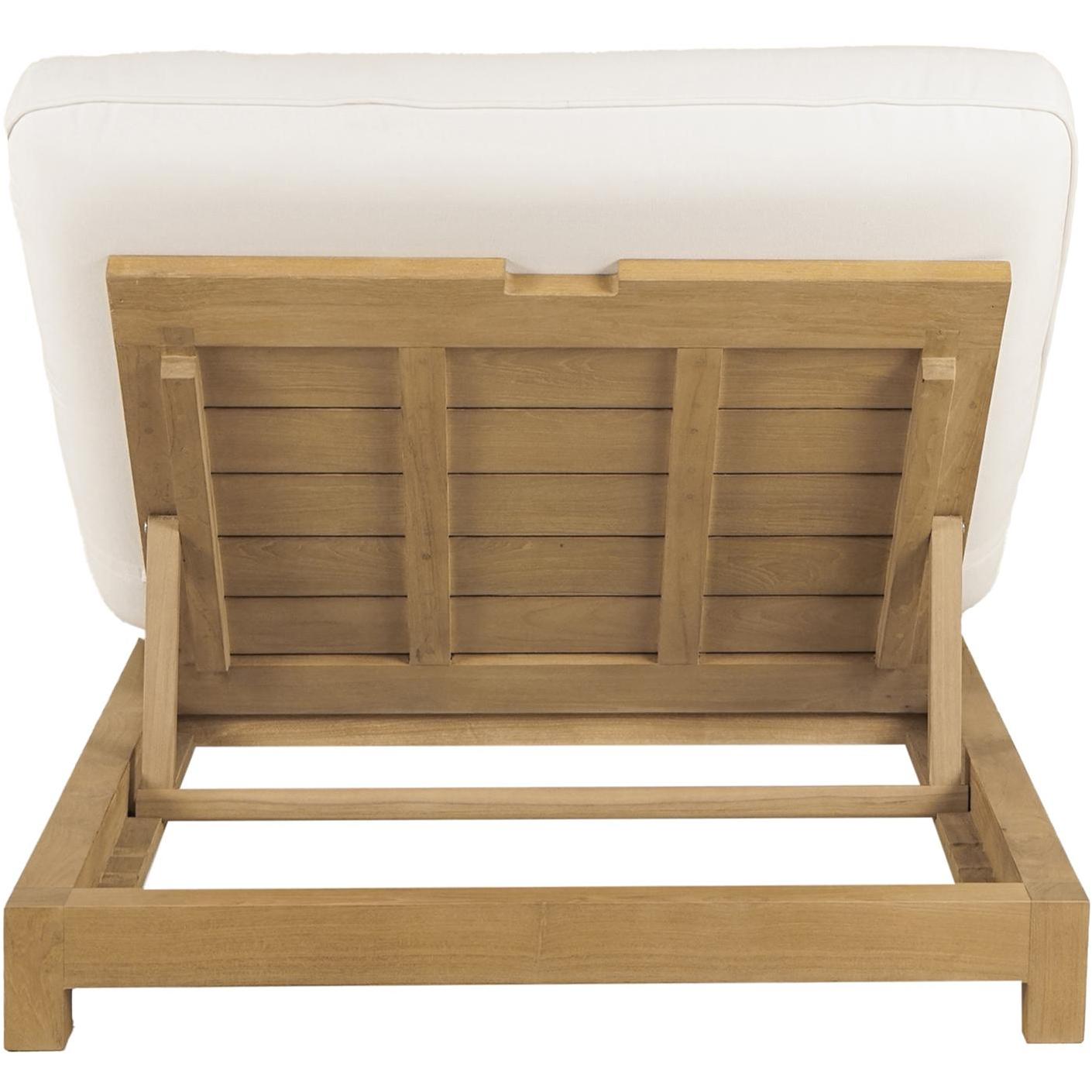 Enzo Outdoor Adjustable Lounge Chair White 4 Enzo Outdoor Adjustable Lounge Chair White - Image 4