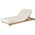 Enzo Outdoor Adjustable Lounge Chair White TA-1002-18 TA 1002 18 Enzo diagL shadsilo