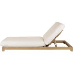 Enzo Outdoor Adjustable Lounge Chair White TA-1002-18 TA 1002 18 Enzo side left shadsilo