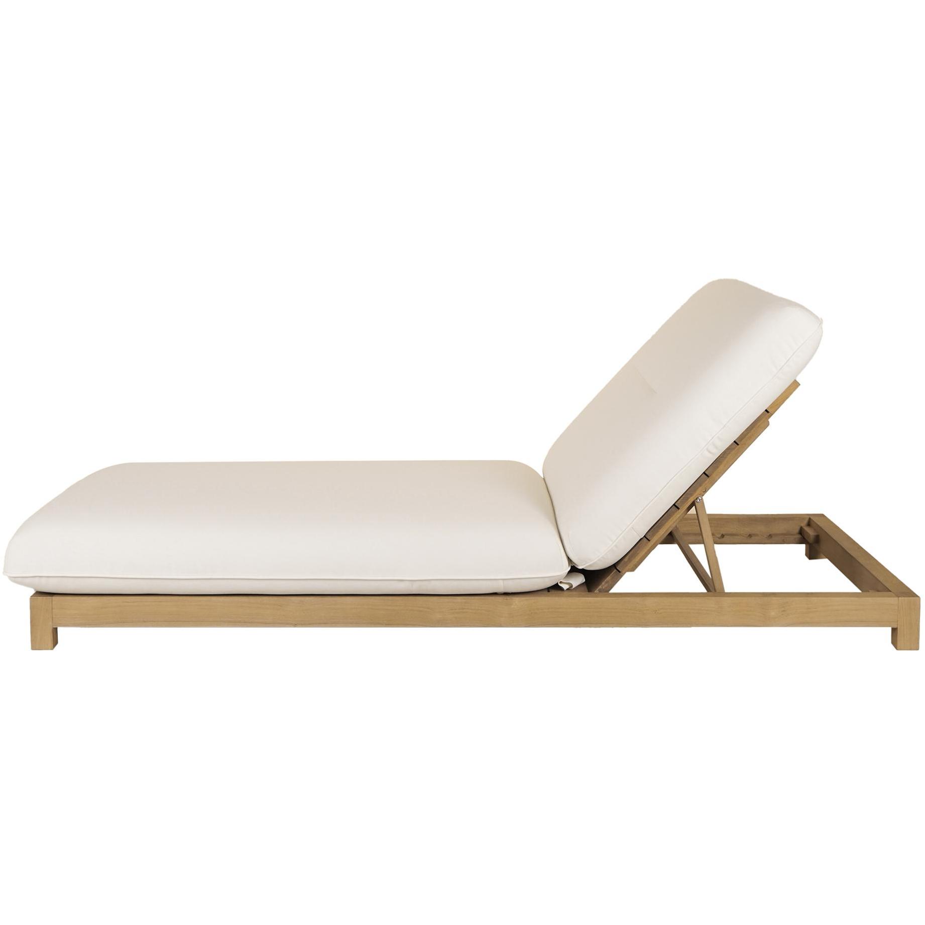 Enzo Outdoor Adjustable Lounge Chair White 3 Enzo Outdoor Adjustable Lounge Chair White - Image 3