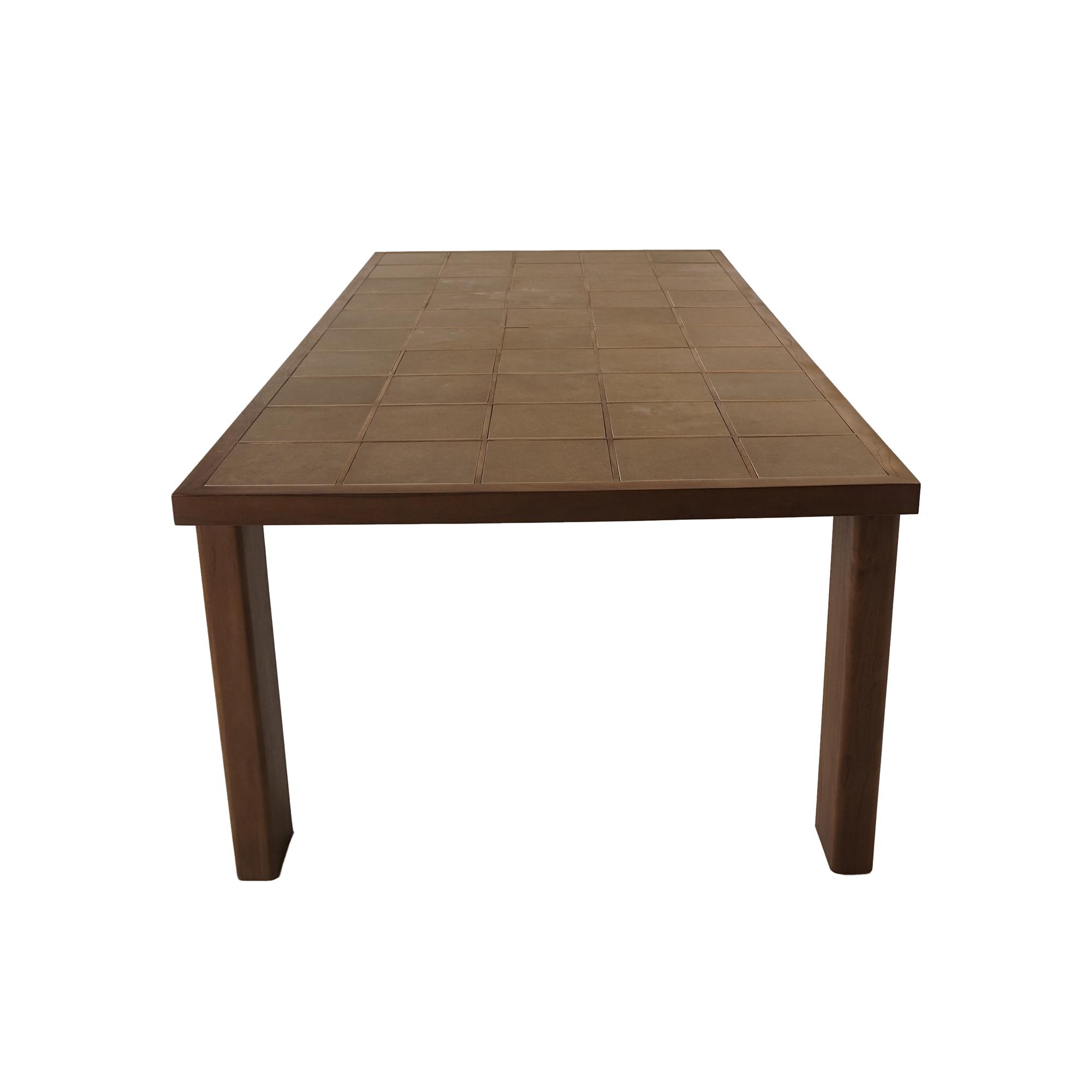 Marina Outdoor Dining Table Brown 3 Marina Outdoor Dining Table Brown - Image 3