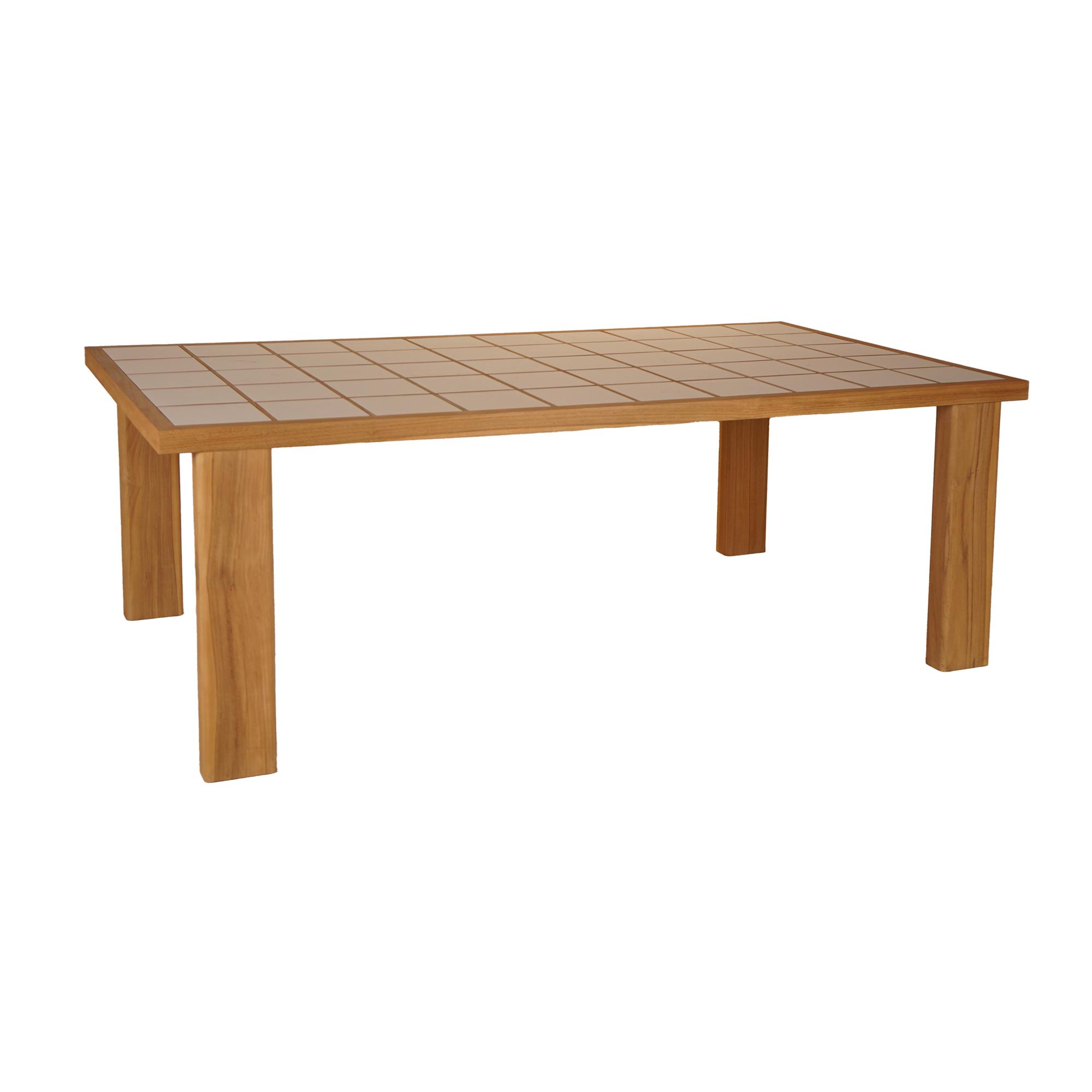 Marina Outdoor Dining Table Natural 2 Marina Outdoor Dining Table Natural - Image 2