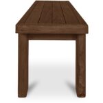 Marina Outdoor Bench Brown TA-1005-03-0 TA 1005 03 0 Marina side right shadsilo
