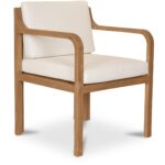 Nellie Outdoor Dining Chair White TA-1006-18 TA 1006 18 Nellie diagR back shadsilo