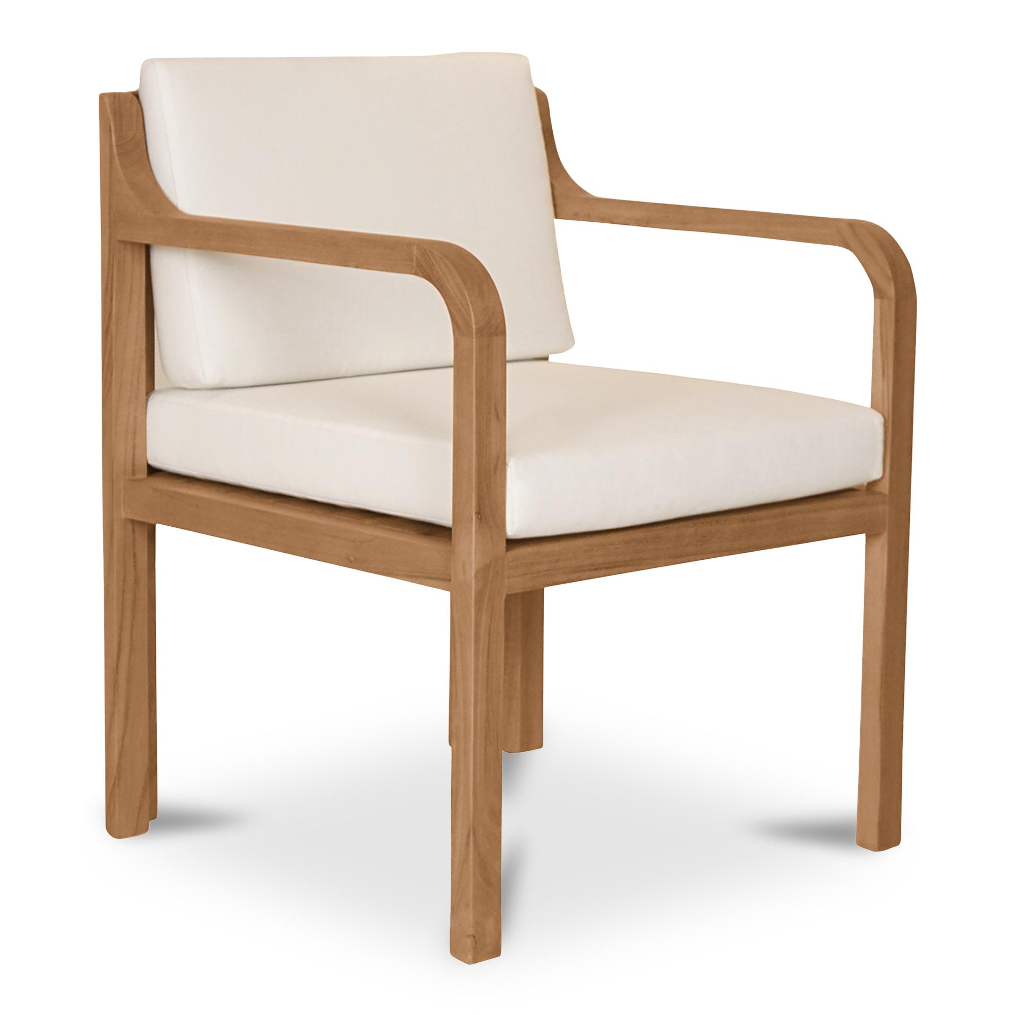 Nellie Outdoor Dining Chair White 2 Nellie Outdoor Dining Chair White - Image 2