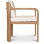 Nellie Outdoor Dining Chair White TA-1006-18 TA 1006 18 Nellie side right shadsilo