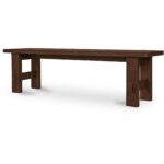 Esmond Outdoor Dining Bench Brown TA-1007-03-0 TA 1007 03 0 Esmond diagR shadsilo