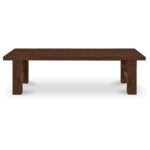 Esmond Outdoor Dining Bench Brown TA-1007-03-0 TA 1007 03 0 Esmond front shadsilo