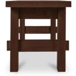 Esmond Outdoor Dining Bench Brown TA-1007-03-0 TA 1007 03 0 Esmond side right02 shadsilo