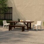 Esmond Outdoor Dining Table Brown TA-1008-03-0 TA 1008 03 0 01