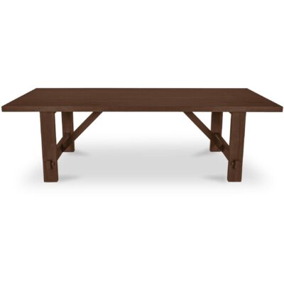 Esmond Outdoor Dining Table Brown