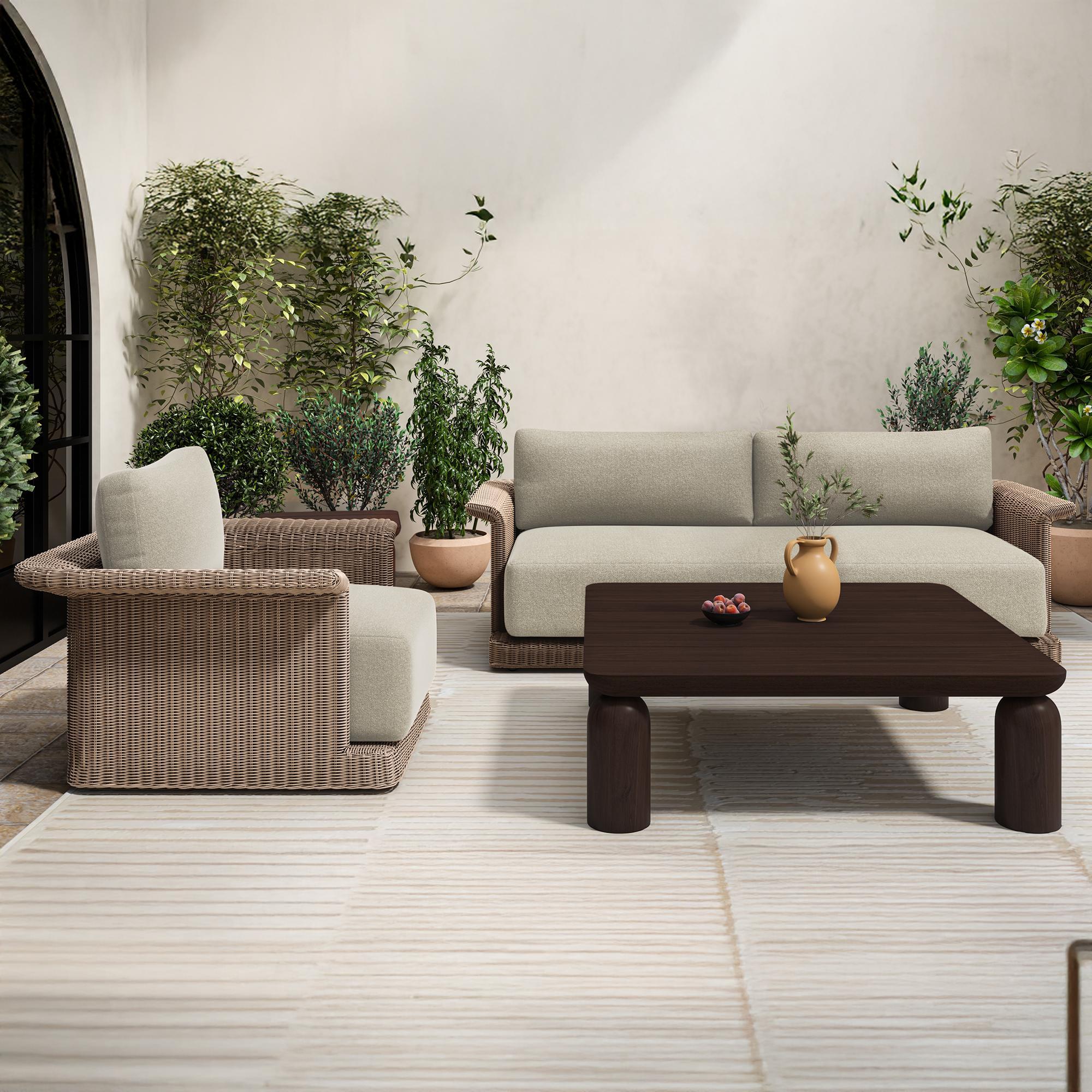 Barclay Outdoor Side Table Brown 6 Barclay Outdoor Side Table Brown - Image 6