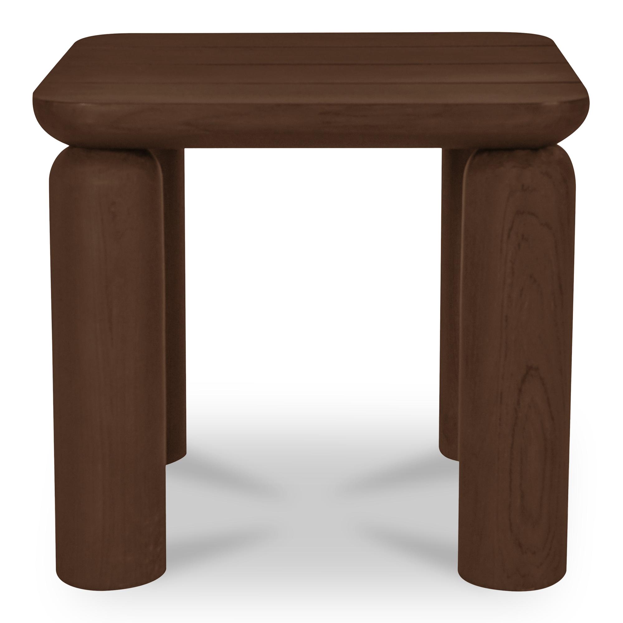 Barclay Outdoor Side Table Brown