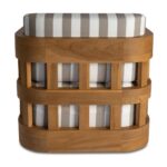 Adelaide Outdoor Accent Chair Brown Stripe TA-1011-21 TA 1011 21 Adelaide back shadsilo