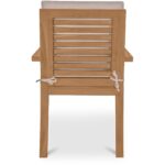 Mateo Outdoor Dining Chair White TA-1012-18 TA 1012 18 Mateo back shadsilo