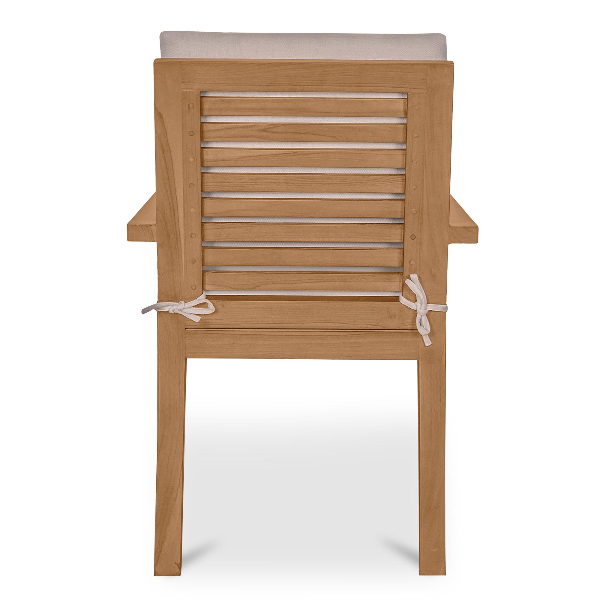 Mateo Outdoor Dining Chair White 4 Mateo Outdoor Dining Chair White - Image 4