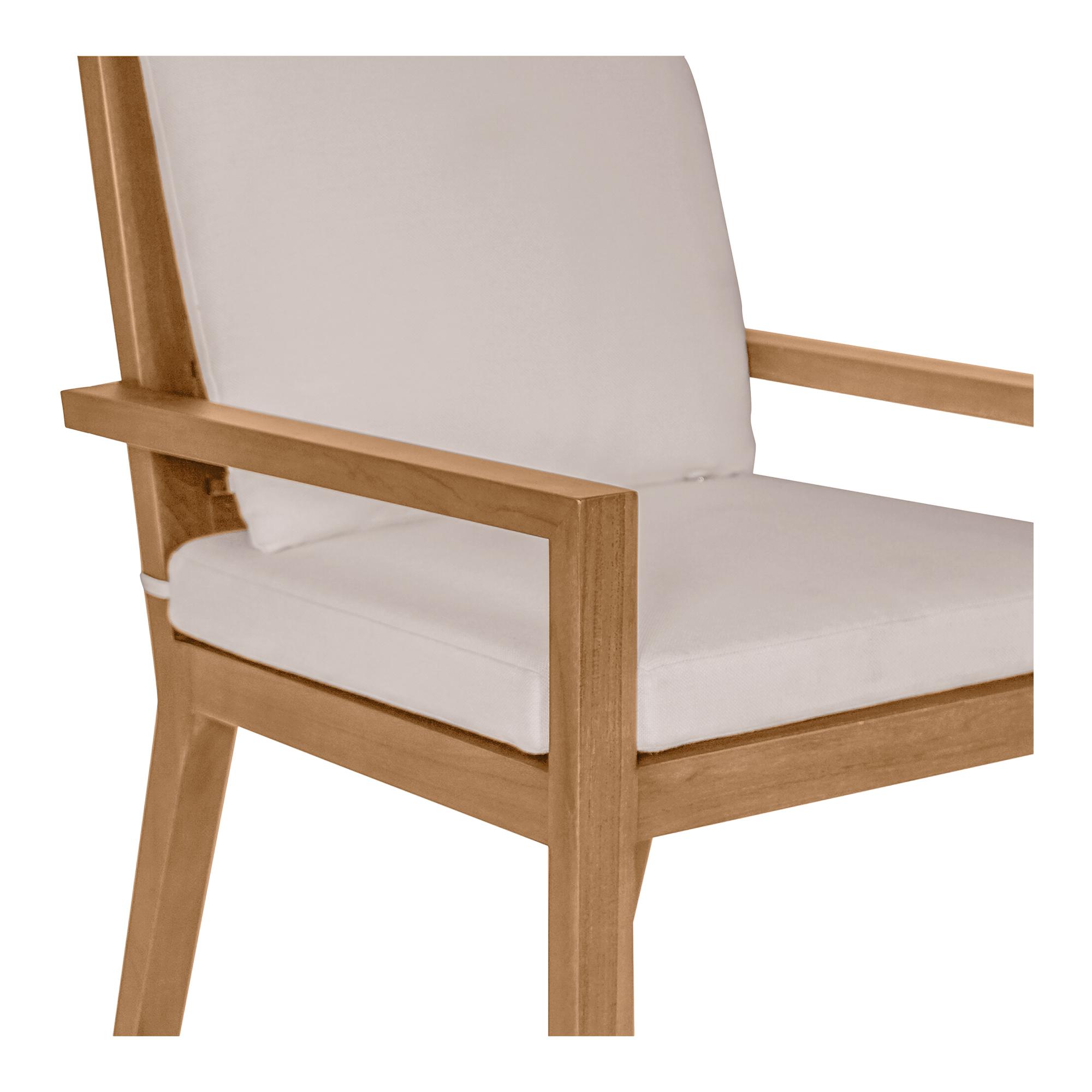 Mateo Outdoor Dining Chair White 5 Mateo Outdoor Dining Chair White - Image 5