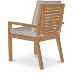 Mateo Outdoor Dining Chair White TA-1012-18 TA 1012 18 Mateo diagR back shadsilo